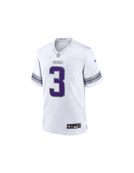 Mens Minnesota Vikings Jordan Addison White Alternate Game Player Jersey