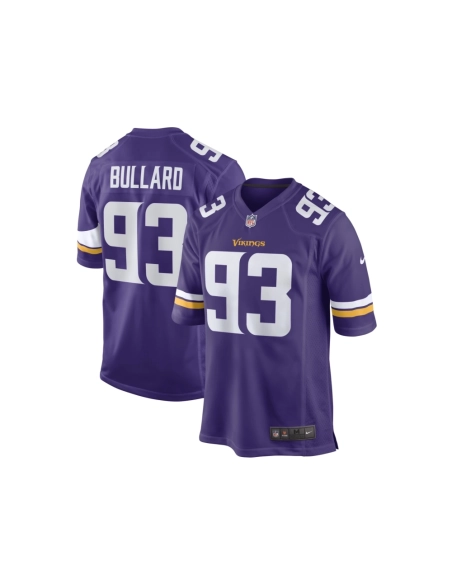 Mens Minnesota Vikings Jonathan Bullard Purple Game Player Jersey