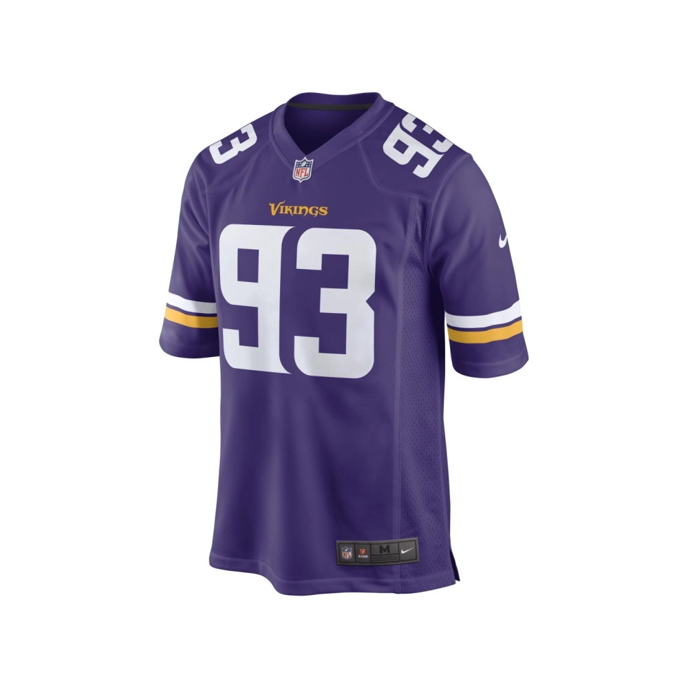 Mens Minnesota Vikings Jonathan Bullard Purple Game Player Jersey