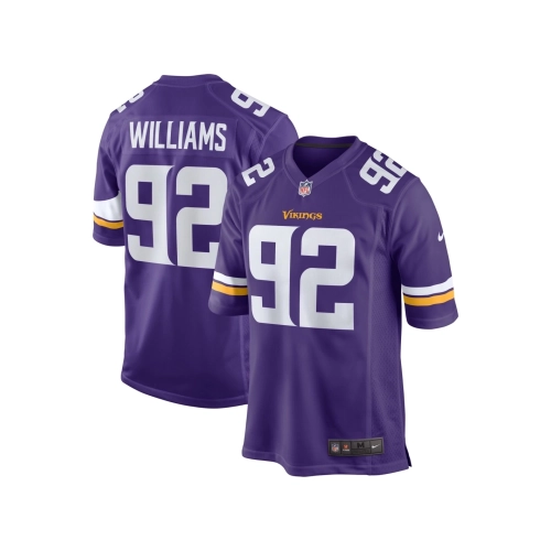 Mens Minnesota Vikings Jonah Williams Purple Team Game Jersey