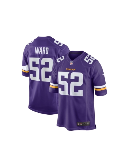 Mens Minnesota Vikings Jihad Ward Purple Team Game Jersey