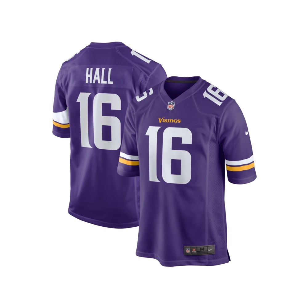 Mens Minnesota Vikings Jaren Hall Purple Game Jersey
