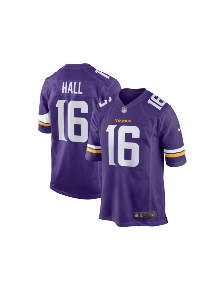 Mens Minnesota Vikings Jaren Hall Purple Game Jersey
