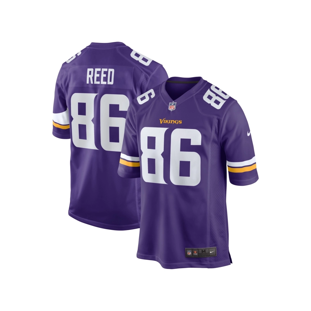 Mens Minnesota Vikings Jake Reed Purple Retired Player Game Jersey