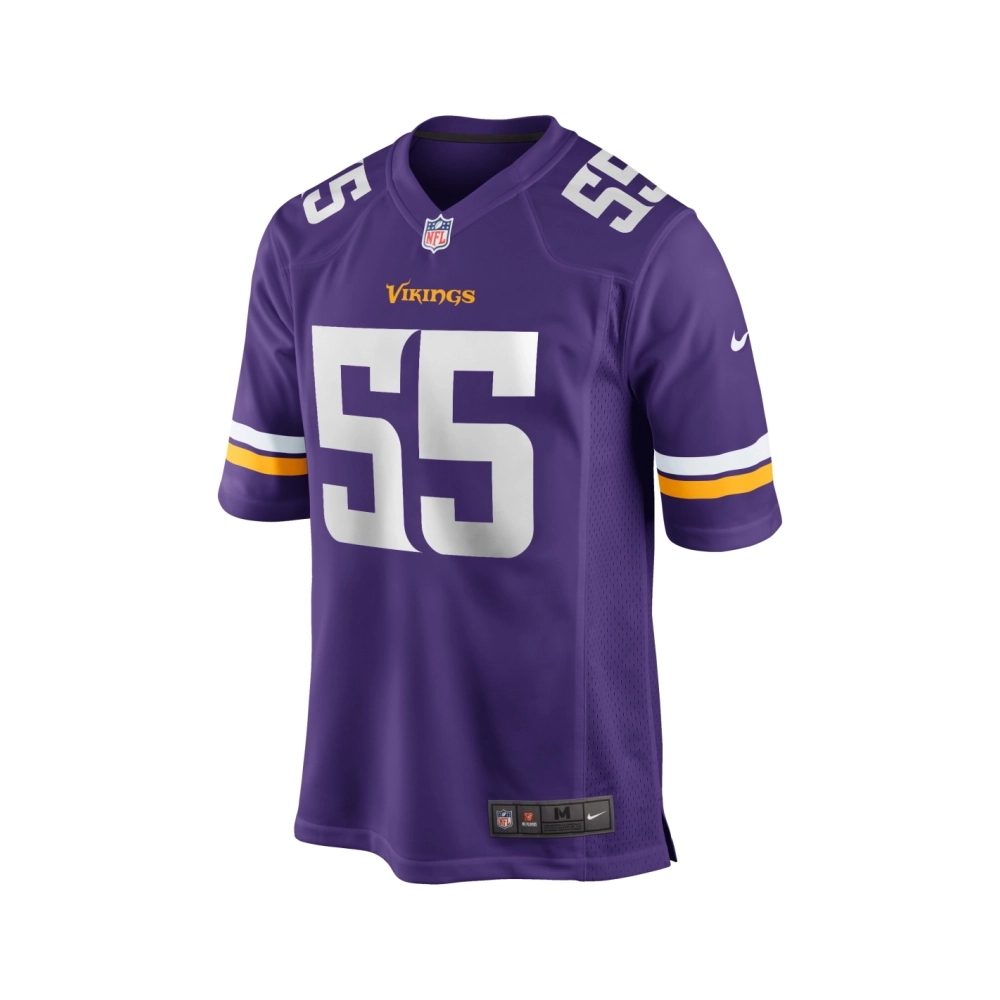 Mens Minnesota Vikings Jack Del Rio Purple Game Retired Player Jersey