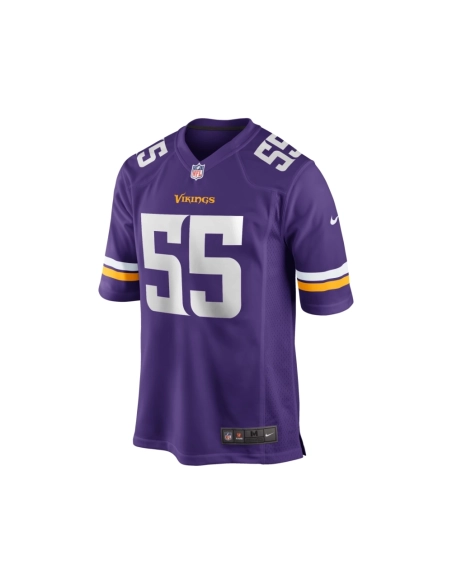 Mens Minnesota Vikings Jack Del Rio Purple Game Retired Player Jersey