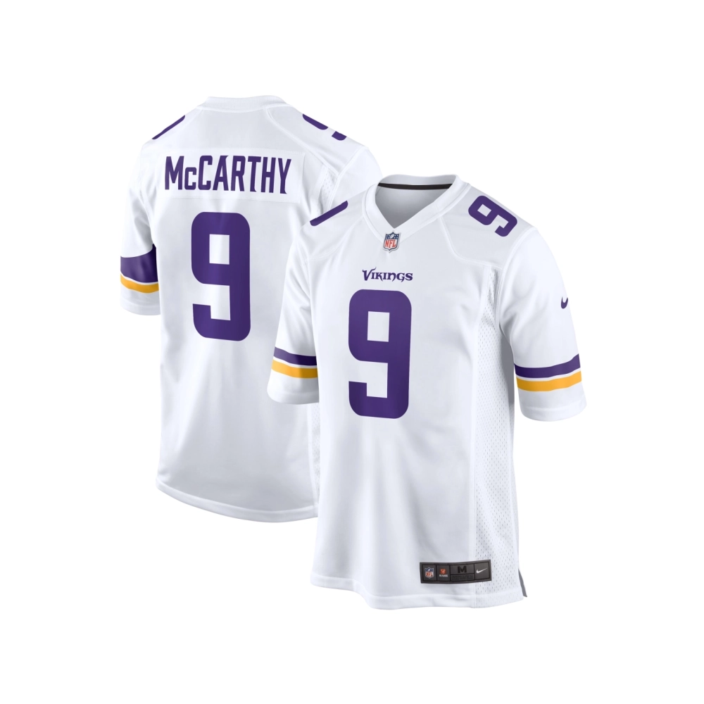 Mens Minnesota Vikings J.J. McCarthy White Game Jersey