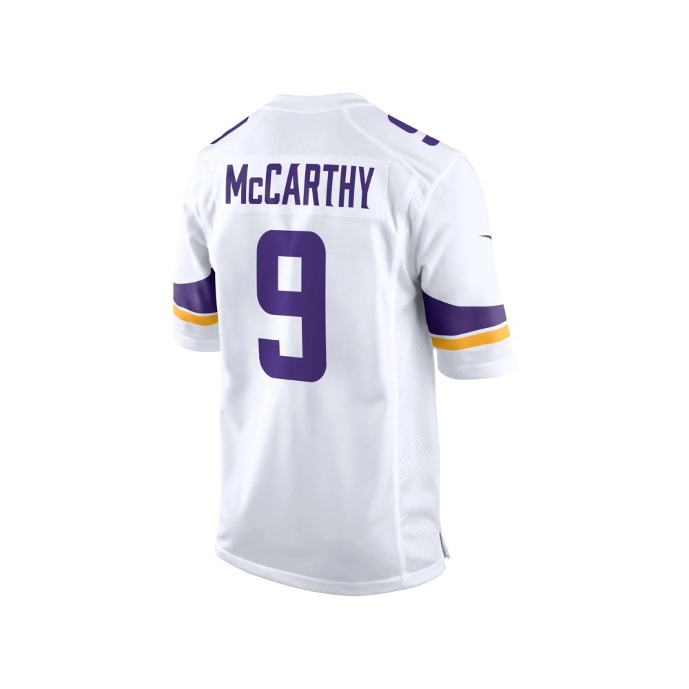Mens Minnesota Vikings J.J. McCarthy White Game Jersey