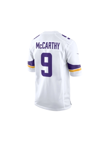 Mens Minnesota Vikings J.J. McCarthy White Game Jersey