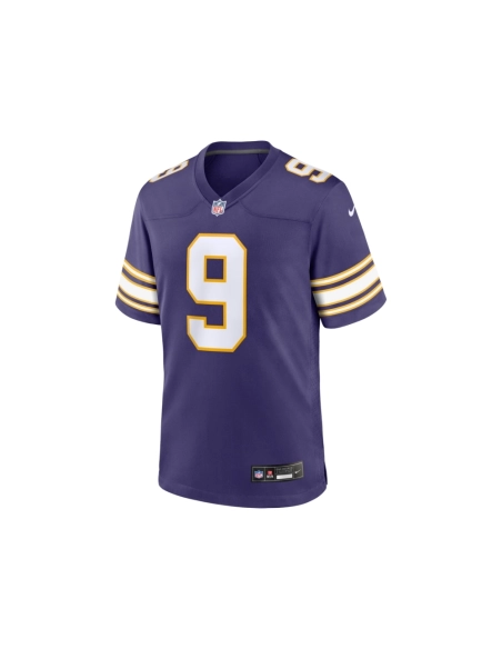Mens Minnesota Vikings J.J. McCarthy Purple 2nd Alternate 2024 NFL Draft First Round Pick Player Game Jersey