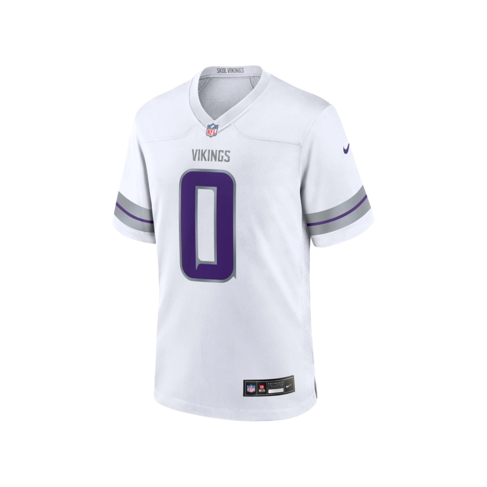 Mens Minnesota Vikings Ivan Pace Jr White Alternate Game Player Jersey
