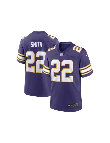 Mens Minnesota Vikings Harrison Smith Purple Classic Player Game Jersey
