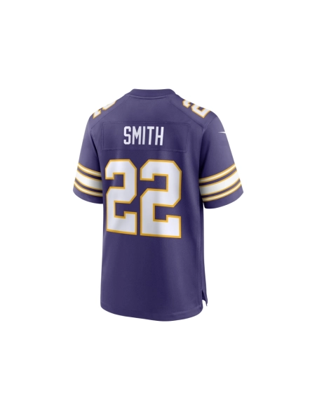 Mens Minnesota Vikings Harrison Smith Purple Classic Player Game Jersey