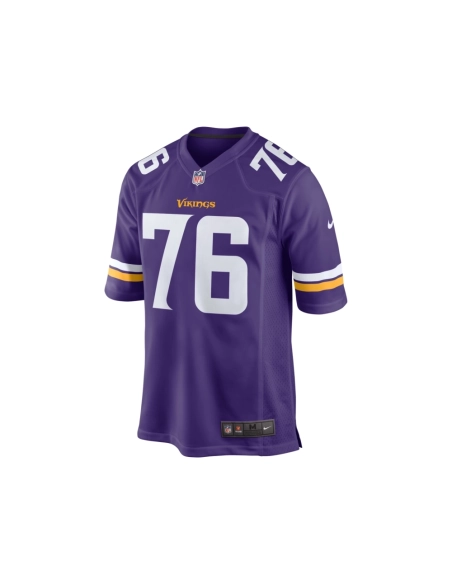 Mens Minnesota Vikings David Quessenberry Purple Team Game Jersey