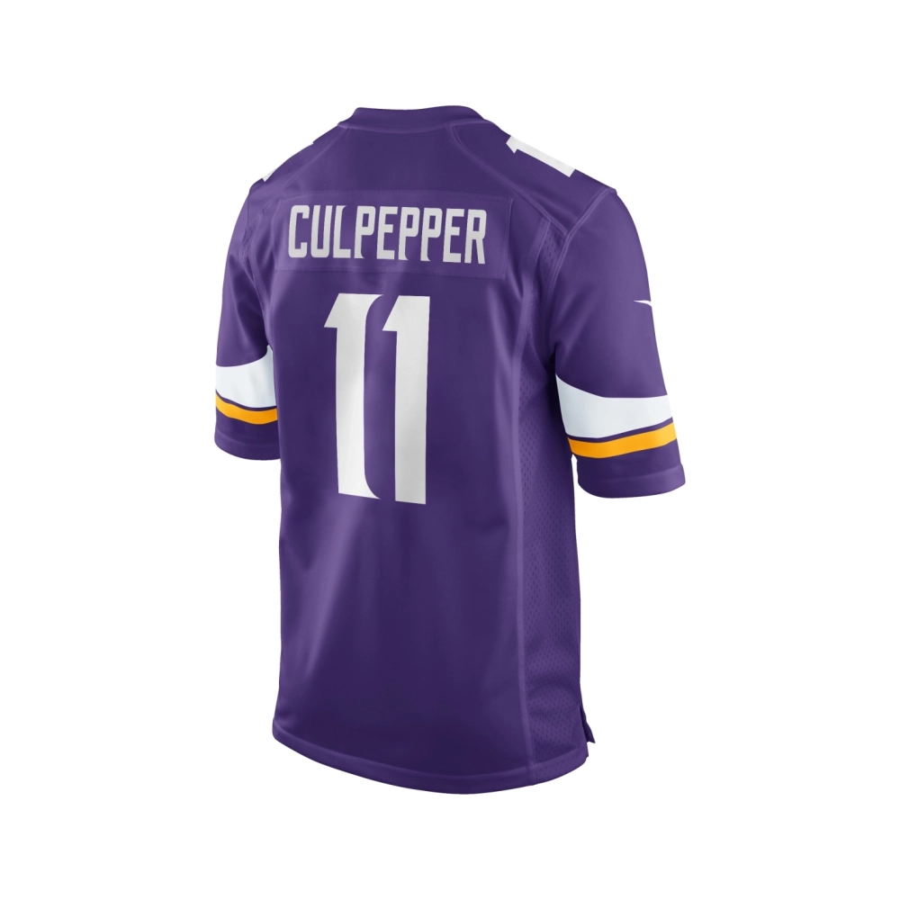 Mens Minnesota Vikings Daunte Culpepper Purple Game Retired Player Jersey