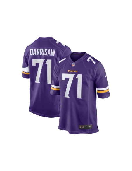 Mens Minnesota Vikings Christian Darrisaw Purple Game Jersey