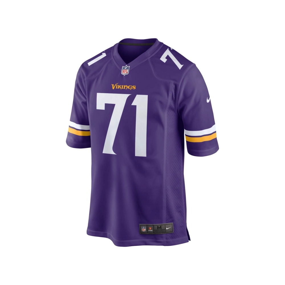 Mens Minnesota Vikings Christian Darrisaw Purple Game Jersey