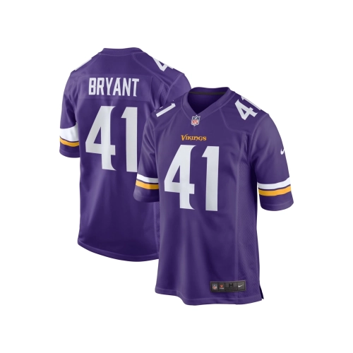 Mens Minnesota Vikings Austin Bryant Purple Game Jersey