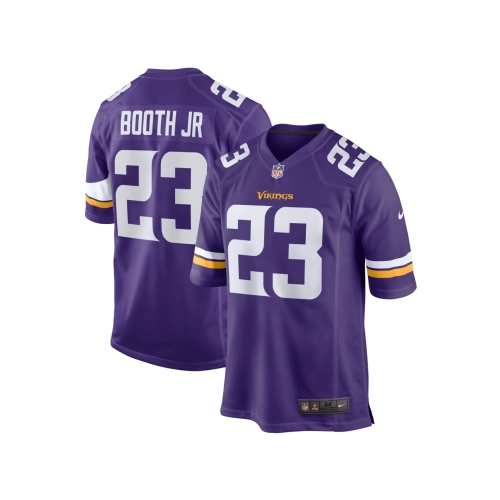 Mens Minnesota Vikings Andrew Booth Jr. Purple Player Game Jersey