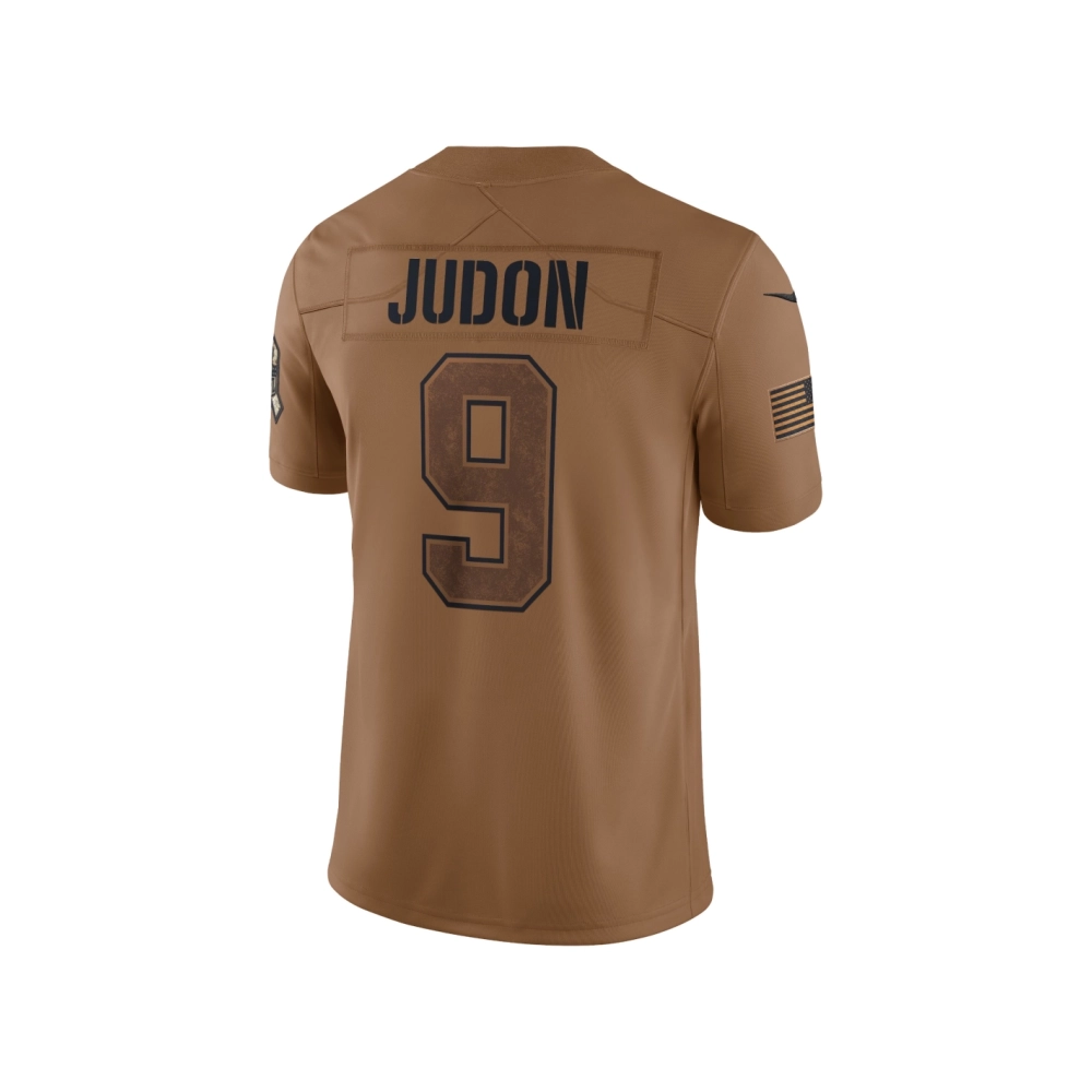 Womens New England Patriots Matthew Judon Brown 2023 Salute To Service Limited Jersey