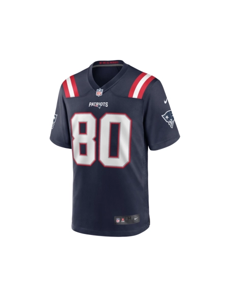 Mens New England Patriots Troy Brown Navy Game Retired Player Jersey