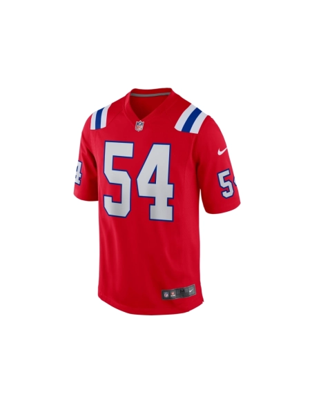 Mens New England Patriots Tedy Bruschi Red Retired Player Alternate Game Jersey