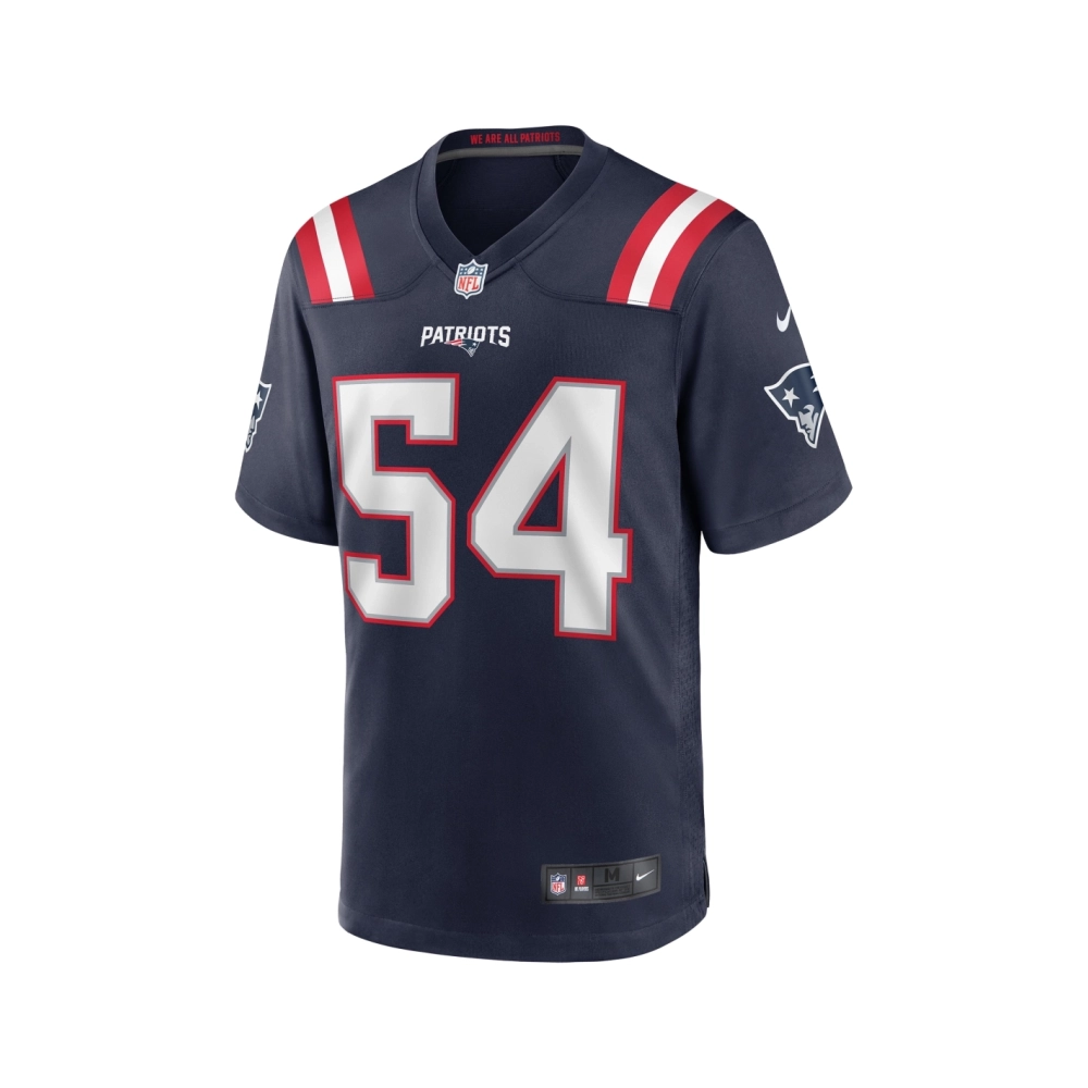 Mens New England Patriots Tedy Bruschi Navy Game Retired Player Jersey