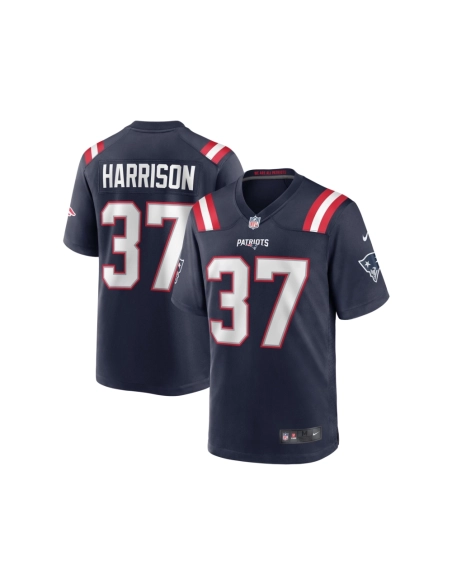 Mens New England Patriots Rodney Harrison Navy Game Retired Player Jersey