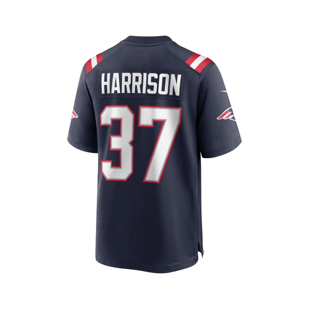 Mens New England Patriots Rodney Harrison Navy Game Retired Player Jersey