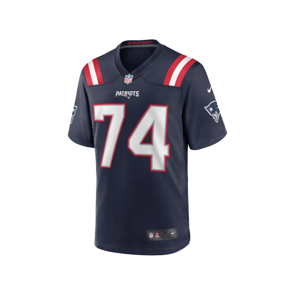 Mens New England Patriots Riley Reiff Navy Game Jersey