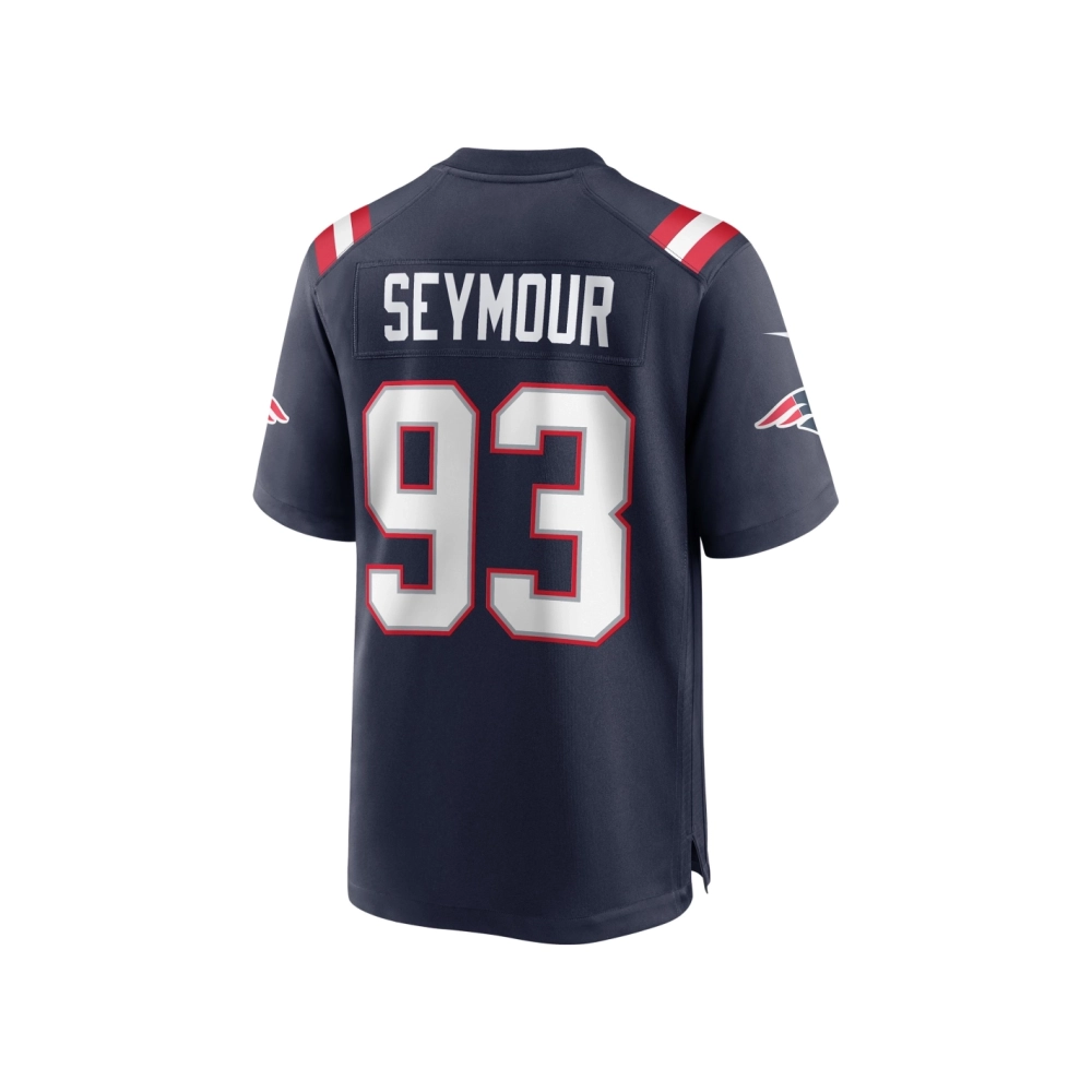 Mens New England Patriots Richard Seymour Navy Retired Player Game Jersey