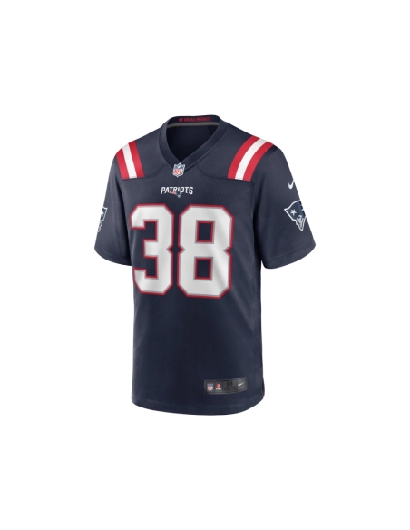 Mens New England Patriots Rhamondre Stevenson Navy Game Jersey
