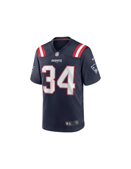 Mens New England Patriots Quandre Mosely Navy Home Game Player Jersey