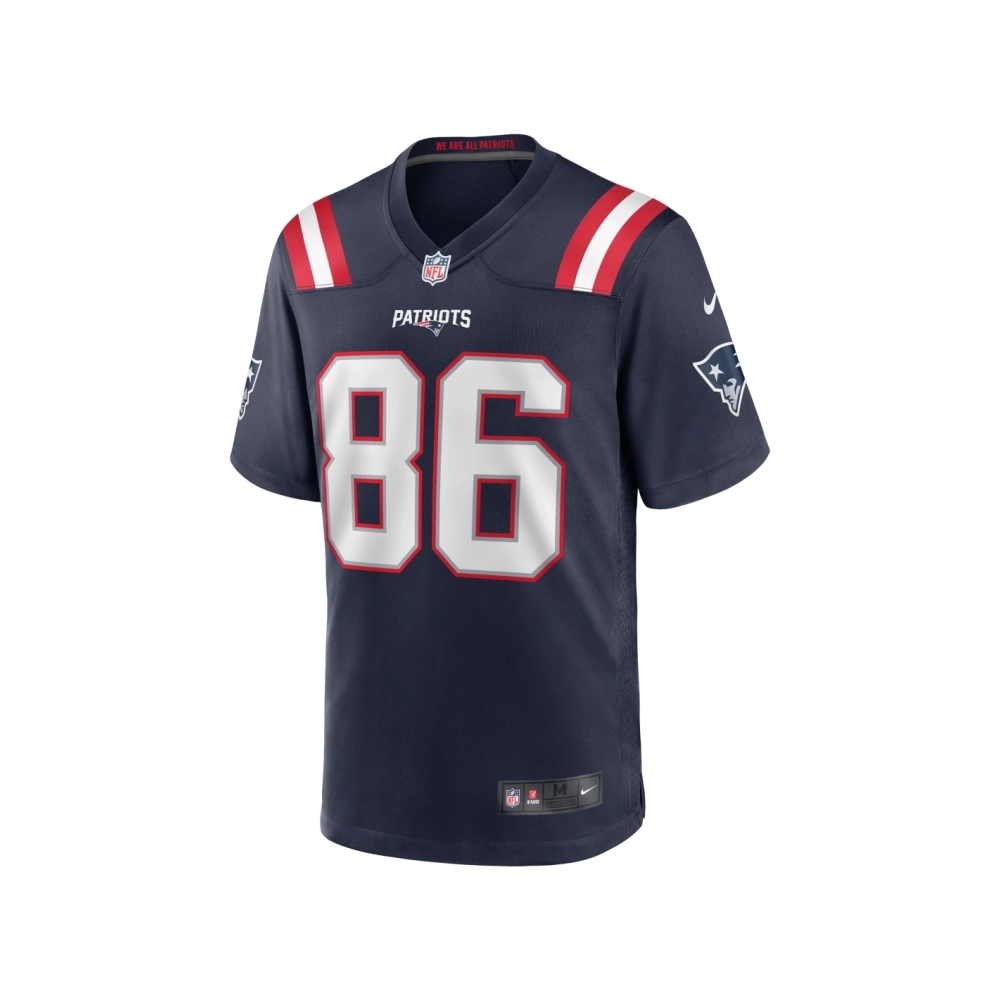 Mens New England Patriots Pharaoh Brown Navy Team Game Jersey