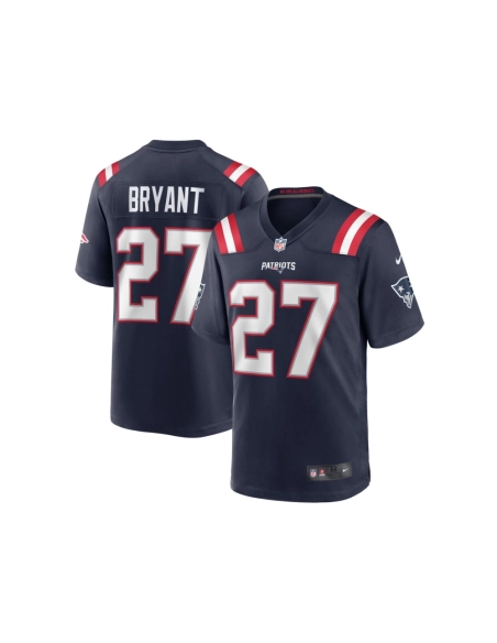 Mens New England Patriots Myles Bryant Navy Game Player Jersey