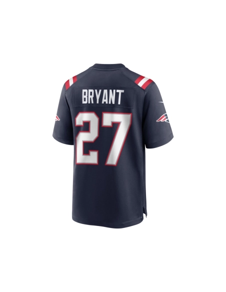 Mens New England Patriots Myles Bryant Navy Game Player Jersey