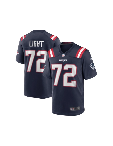 Mens New England Patriots Matt Light Navy Game Retired Player Jersey