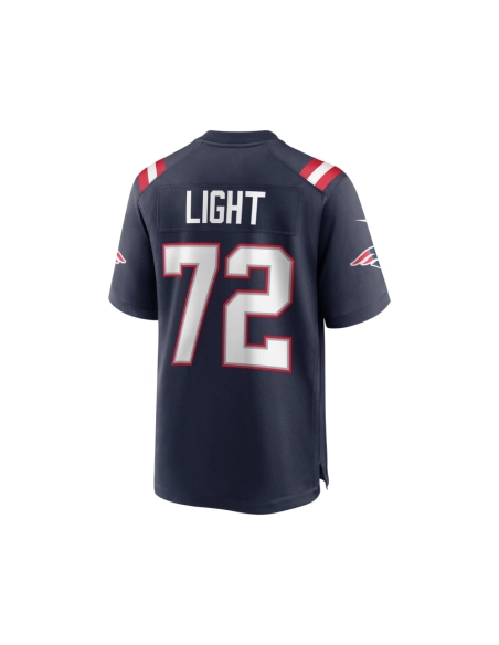 Mens New England Patriots Matt Light Navy Game Retired Player Jersey