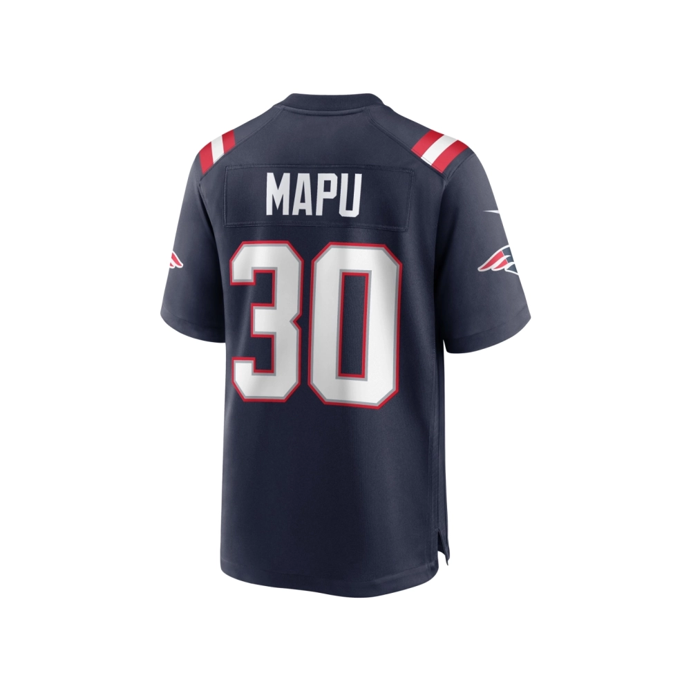 Mens New England Patriots Marte Mapu Navy Team Game Jersey