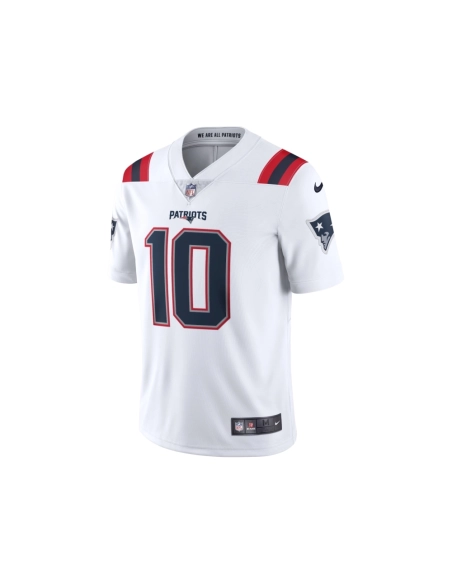 Mens New England Patriots Mac Jones White Vapor Limited Jersey