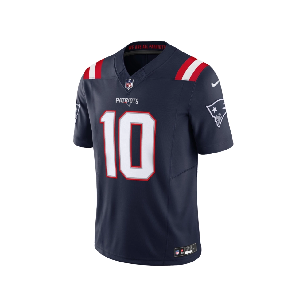 Mens New England Patriots Mac Jones Navy Vapor F.U.S.E. Limited Jersey