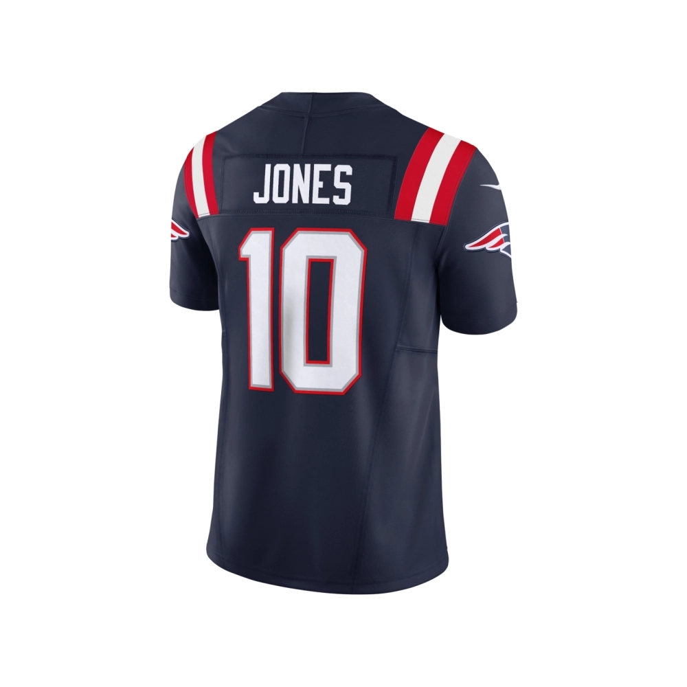 Mens New England Patriots Mac Jones Navy Vapor F.U.S.E. Limited Jersey