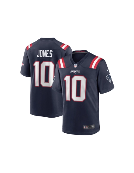 Mens New England Patriots Mac Jones Navy Player Game Jersey