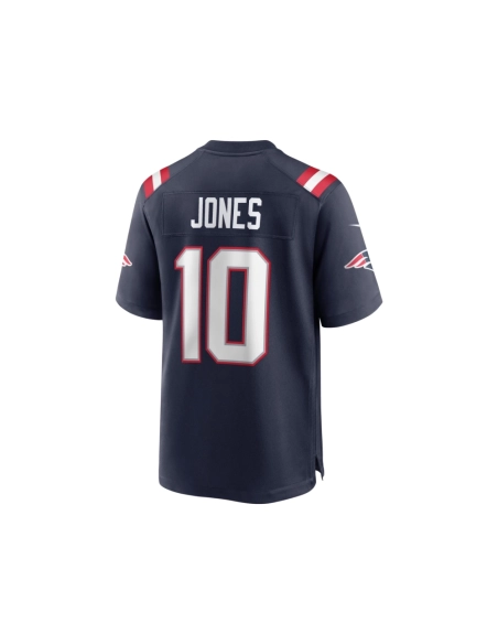 Mens New England Patriots Mac Jones Navy Player Game Jersey