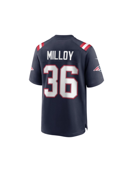 Mens New England Patriots Lawyer Milloy Navy Game Retired Player Jersey