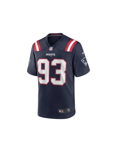 Mens New England Patriots Lawrence Guy Navy Team Game Jersey