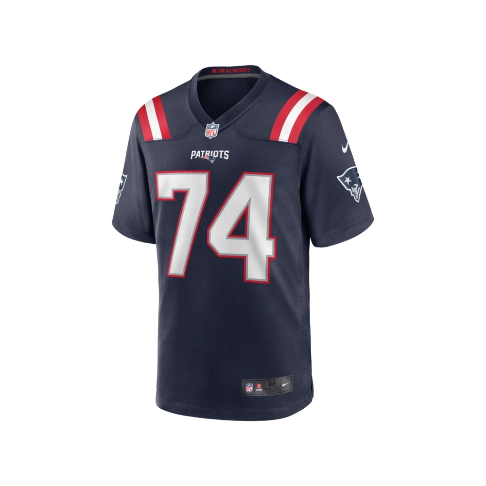 Mens New England Patriots LaBryan Ray Navy Game Player Jersey