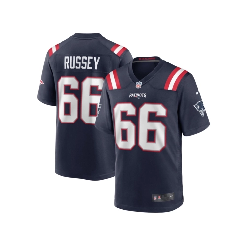Mens New England Patriots Kody Russey Navy Game Player Jersey