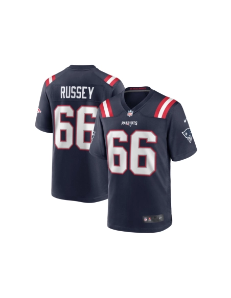 Mens New England Patriots Kody Russey Navy Game Player Jersey