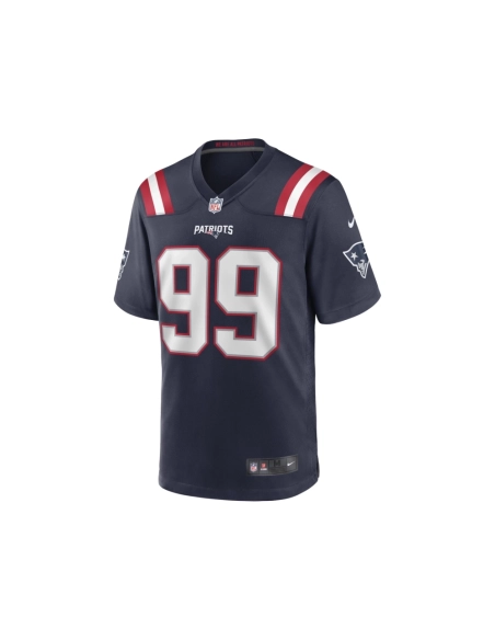 Mens New England Patriots Keion White Navy 2023 NFL Draft Pick Game Jersey